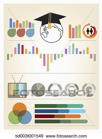 illustration of colorful info graphics View Large Photo Image Stock Photo - illustration of colorful info graphics. Fotosearch