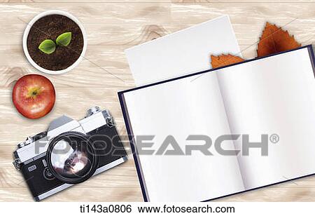 illustration of memo template featuring open book View Large Photo Image Stock Photograph - illustration of memo template featuring open book. Fotosearch