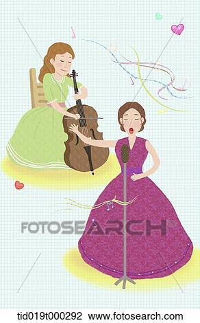 illustration of musicians View Large Photo Image Stock Image - illustration of musicians. Fotosearch