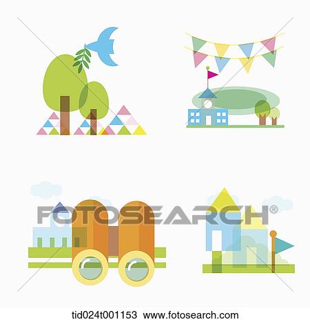 illustration of pictures related to school View Large Photo Image Stock Image - illustration of pictures related to school . Fotosearch