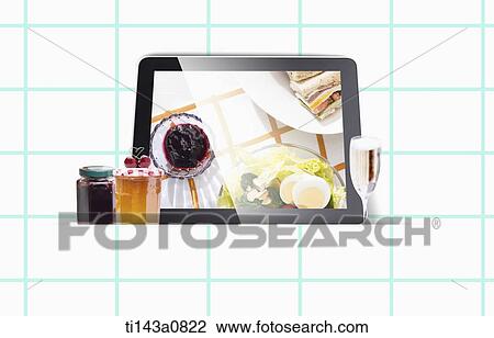 illustration ppt template featuring tablet PC View Large Photo Image Stock Image - illustration ppt template featuring tablet PC . Fotosearch