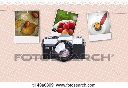 illustration ppt template featuring pictures and camera View Large Photo Image Stock Photo - illustration ppt template featuring pictures and camera. Fotosearch