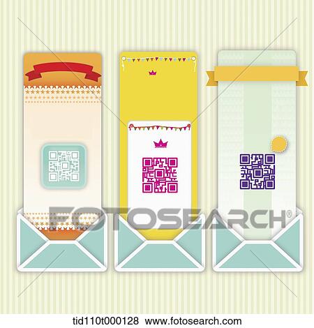 illustration template of memo tags with QR code View Large Photo Image Stock Photo - illustration template of memo tags with QR code. Fotosearch