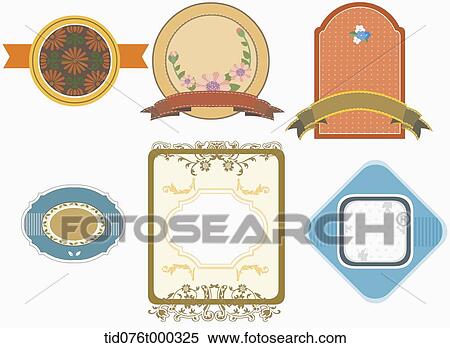 Stock Photography - illustration unique set of memo designs. Fotosearch