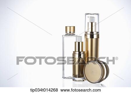 make up set in white background View Large Photo Image Stock Photo - make up set in white background. Fotosearch