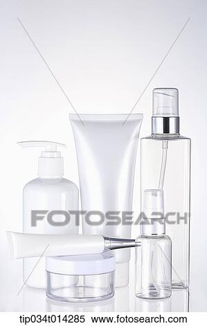 Stock Photography - make up set in white background. Fotosearch