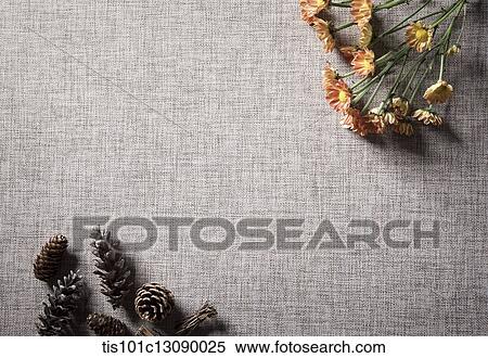 pine cones and flowers on the other ends View Large Photo Image Stock Photography - pine cones and flowers on the other ends. Fotosearch