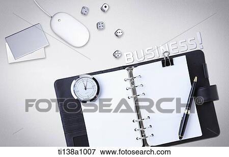 Stock Photo - ppt template with memo space featuring a word business. Fotosearch