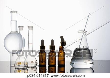 Stock Photo - scientific tools to produce make up. Fotosearch