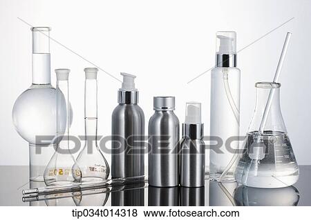 Stock Photo - scientific tools to produce make up. Fotosearch