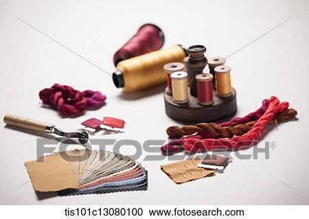 stitching equipment on the floor View Large Photo Image Stock Image - stitching equipment on the floor. Fotosearch