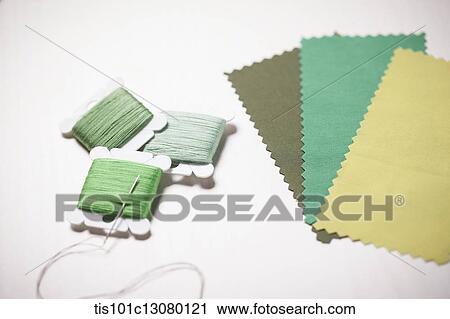 Stock Image - stitching equipment on the floor. Fotosearch