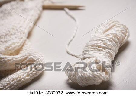 white knit strings on the floor View Large Photo Image Stock Image - white knit strings on the floor. Fotosearch