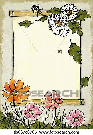 an illustration of an autumn themed picture View Large Illustration Stock Illustration - an illustration of an autumn themed picture. Fotosearch