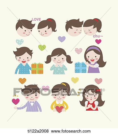 Stock Illustration - an illustration of images related to giving gifts. Fotosearch