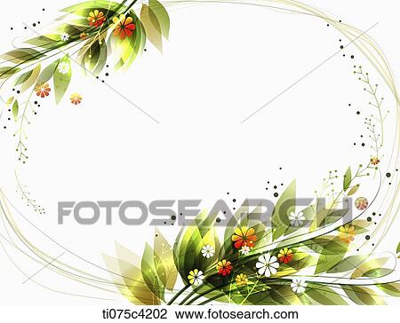 illustration card design with flowers View Large Illustration Drawing - illustration card design with flowers. Fotosearch