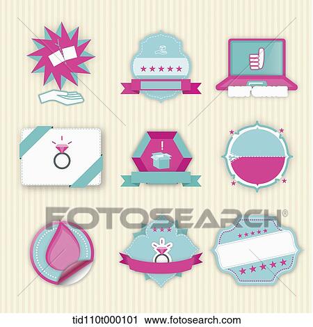 illustration icon set related to presents View Large Illustration Clip Art - illustration icon set related to presents. Fotosearch