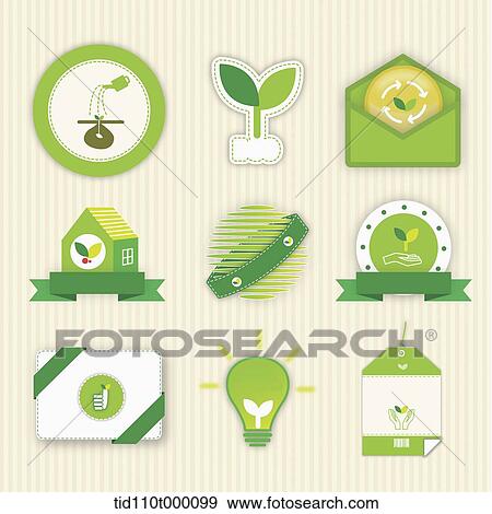 illustration icon set related to renewable energy View Large Illustration Stock Illustration - illustration icon set related to renewable energy. Fotosearch