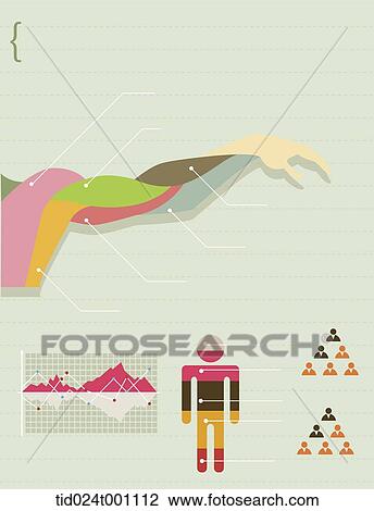 Drawing - illustration info graphics of arm. Fotosearch