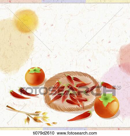 illustration memo template of autumn View Large Illustration Clipart - illustration memo template of autumn. Fotosearch