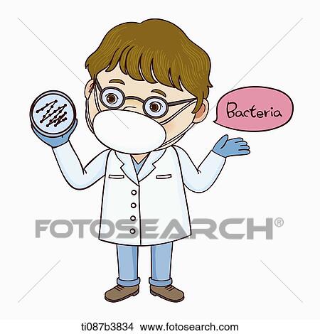 illustration of a laboratorial with bacteria samples View Large Illustration Stock Illustration - illustration of a laboratorial with bacteria samples. Fotosearch