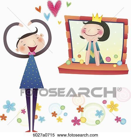 Stock Illustration - illustration of a loving couple. Fotosearch