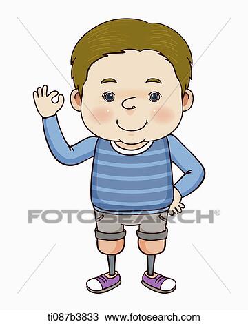 illustration of a man with prostatic lags View Large Illustration Drawing - illustration of a man with prostatic lags. Fotosearch