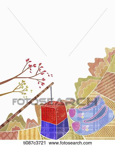 illustration of memo template featuring traditional items View Large Illustration Clip Art - illustration of memo template featuring traditional items. Fotosearch
