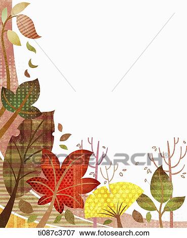 illustration of memo template featuring autumn leaves View Large Illustration Stock Illustration - illustration of memo template featuring autumn leaves. Fotosearch