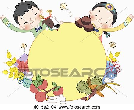 Stock Illustration - illustration of memo template in concept of Chuseok. Fotosearch