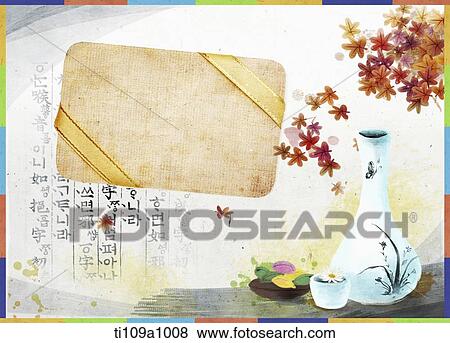 illustration of memo template next to Korean drink View Large Illustration Stock Illustration - illustration of memo template next to Korean drink. Fotosearch