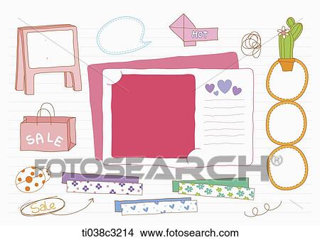 illustration of memo templates View Large Illustration Stock Illustration - illustration of memo templates. Fotosearch
