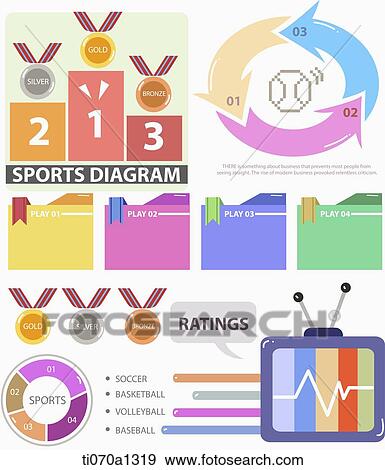 Stock Illustration - illustration of sports info graphic. Fotosearch