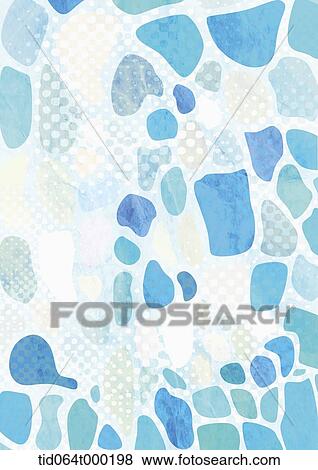 illustration of unique design in blue View Large Illustration Stock Illustration - illustration of unique design in blue. Fotosearch