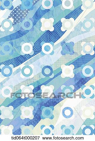 illustration of unique design in blue View Large Illustration Stock Illustration - illustration of unique design in blue. Fotosearch