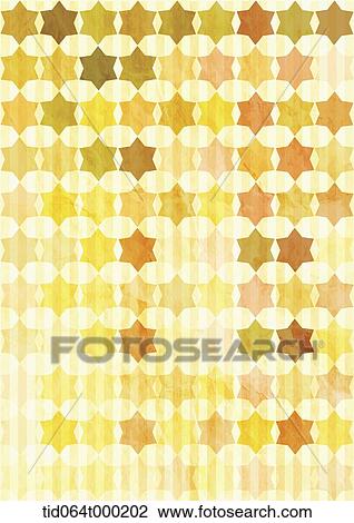 illustration of unique design in yellow stars View Large Illustration Drawing - illustration of unique design in yellow stars. Fotosearch