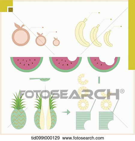 info graphic related to fruits View Large Illustration Stock Illustration - info graphic related to fruits. Fotosearch