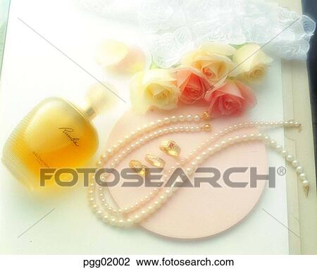 pearlnecklace, pearl, necklace, ring, perfume, rose, jewel View Large Photo Image Stock Image - pearlnecklace, pearl, necklace, ring, perfume, rose, jewel. Fotosearch