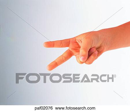 hand, finger, V?, child View Large Photo Image Stock Photograph - hand, finger, V?, child. Fotosearch
