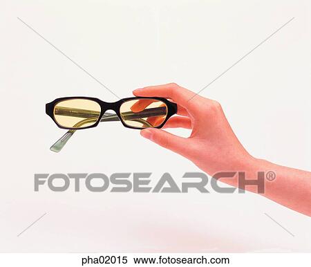 Stock Photography - hand, glasses, hand, business, woman. Fotosearch