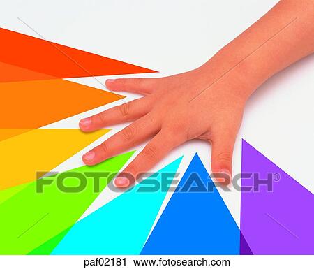 Stock Image - hand, hand, finger, back of the hand, child. Fotosearch