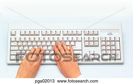 two hands, hands, computer, keyboard, hand, finger, keyboard View Large Photo Image Stock Image - two hands, hands, computer, keyboard, hand, finger, keyboard. Fotosearch