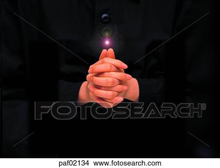 Picture - two hands, hands, hand, finger, thumbnail, thumbnail. Fotosearch