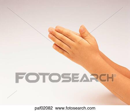two hands, hands, hand, finger, pray, child View Large Photo Image Stock Image - two hands, hands, hand, finger, pray, child. Fotosearch