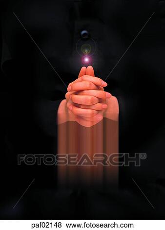 Stock Photo - two hands, hands, hand, finger, thumbnail, thumbnail. Fotosearch