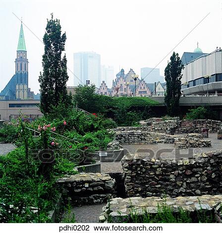 Frankfurt, ancient ruins, ruins, structure, construction, WestEurope, Europe View Large Photo Image Stock Image - Frankfurt, ancient ruins, ruins, structure, construction, WestEurope, Europe. Fotosearch