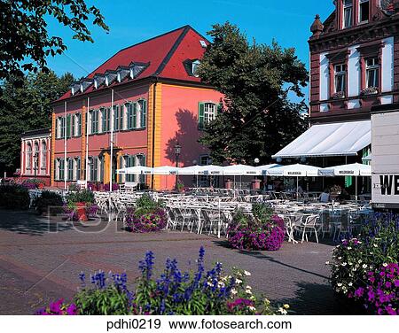 Opencafe, Germany, garden, interior, flower, parasol, table View Large Photo Image Stock Photo - Opencafe, Germany, garden, interior, flower, parasol, table. Fotosearch