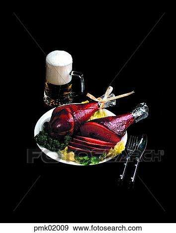 beer, appetizer, liquor, turkey, glass, fork, knife View Large Photo Image Stock Photo - beer, appetizer, liquor, turkey, glass, fork, knife. Fotosearch