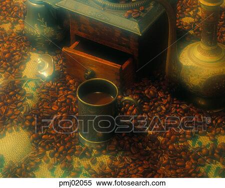 Stock Photography - coffee, tea, drinks, beverage, dessert, food. Fotosearch