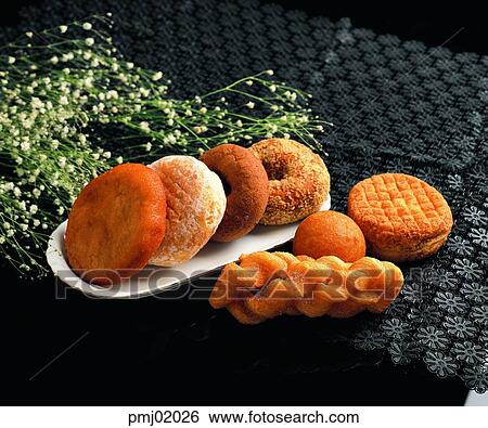 donuts, bread, sugar, dessert, food View Large Photo Image Stock Photograph - donuts, bread, sugar, dessert, food. Fotosearch